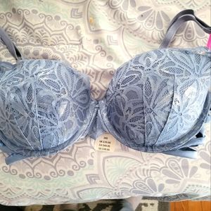 Vs Pink Brand new with Tags Blue 34 D Pushup Bra